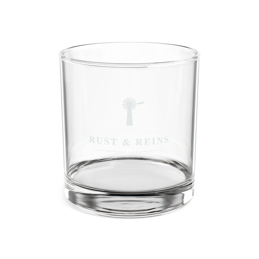 Rust & Reins engraved whiskey glass — gifts for horse lovers
