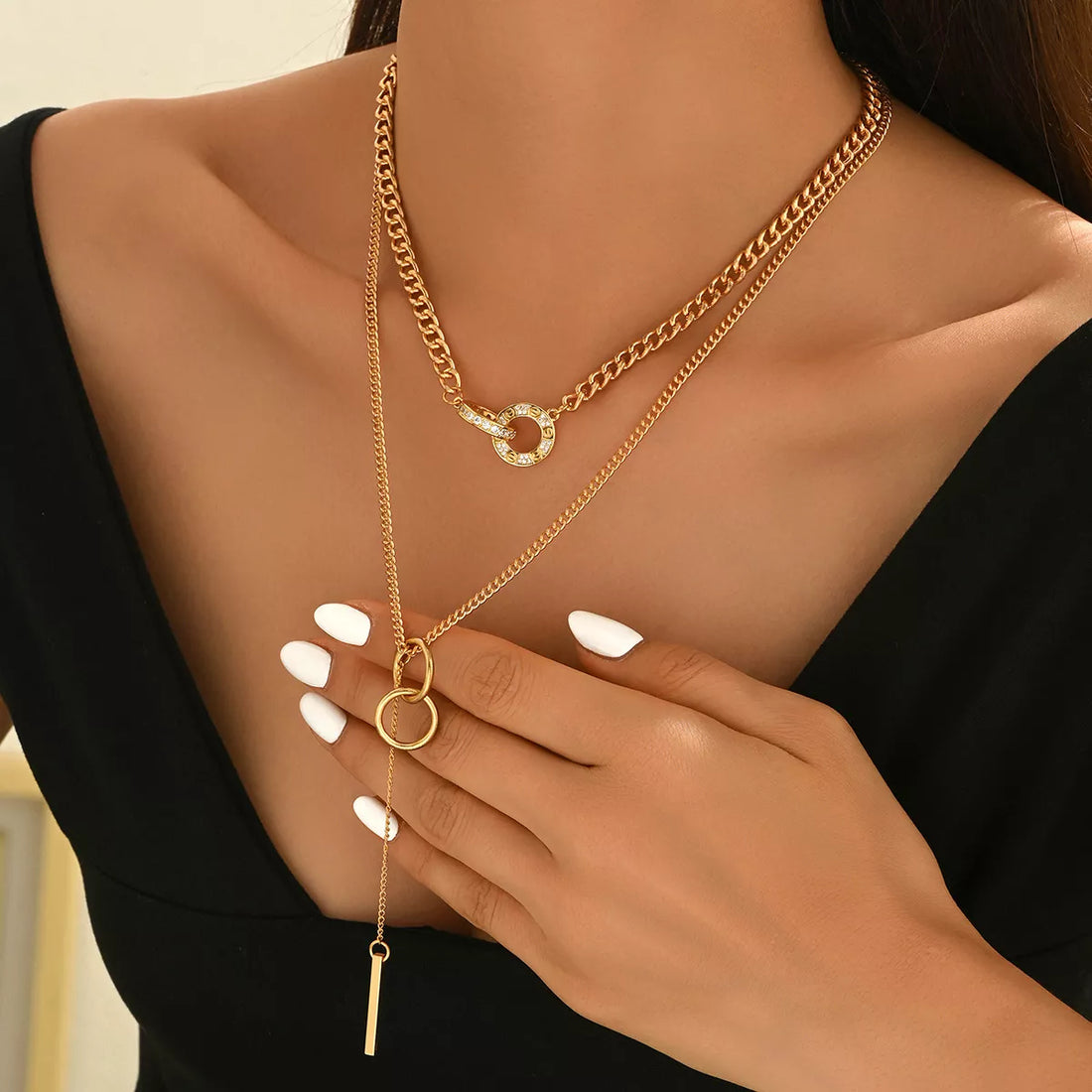 Rust & Reins Ranch Hand Y-drop necklace — ranch wife gift guide