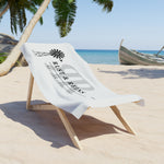 Rust & Reins Western Lifestyle Beach Towel — Windmill Logo Cotton Towel