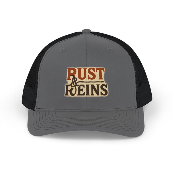 Rust & Reins Trucker Cap — Western Farmhouse Snapback Hat