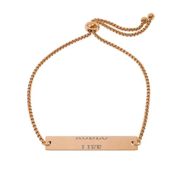Rodeo Life Bar Bracelet | Rust & Reins Iron Rose