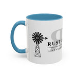 Trust & Reins Accent Coffee Mug – Western Lifestyle Logo Ceramic Mug (11oz/15oz)