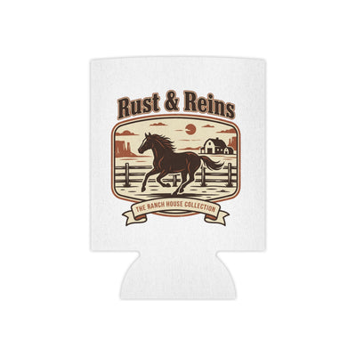 Rust & Reins Can Cooler – Western Horse Ranch Beverage Insulator