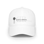 Rust & Reins Low Profile Baseball Cap — Windmill Logo Casual Farm Hat