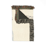Rust & Reins Woven Blanket — Rustic Farmhouse Throw with Windmill Logo