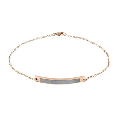 Boot Trail Anklet - Stainless Steel PVD Western Engraved Jewelry by Rust & Reins | Iron Rose Collection
