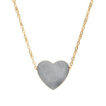 Cowgirl Heart Pendant - Stainless Steel PVD Western Engraved Jewelry by Rust & Reins | Iron Rose Collection