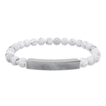 Prairie Stone Bracelet - Stainless Steel PVD Western Engraved Jewelry by Rust & Reins | Iron Rose Collection