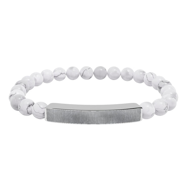 Prairie Stone Bracelet - Stainless Steel PVD Western Engraved Jewelry by Rust & Reins | Iron Rose Collection