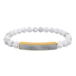 Prairie Stone Bracelet - Stainless Steel PVD Western Engraved Jewelry by Rust & Reins | Iron Rose Collection