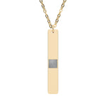 Ranch Life Vertical Bar Necklace - Stainless Steel PVD Western Engraved Jewelry by Rust & Reins | Iron Rose Collection