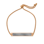 Western Bar Bracelet - Stainless Steel PVD Western Engraved Jewelry by Rust & Reins | Iron Rose Collection